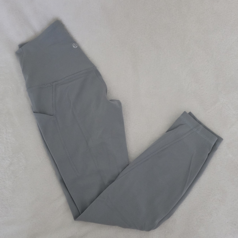 Lululemon Align High Rise Pant with Pockets 25", Rhino Grey, Size 4